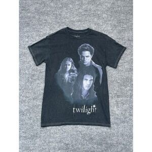 Twilight Saga Movie Graphic T-Shirt Small Black Cotton Edward Bella Jacob 2023